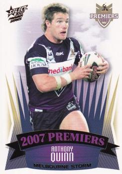 2007 Select Premiers Melbourne Storm #PC17 Anthony Quinn Front